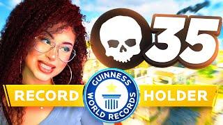 WORLDS MOST KILLS SOLO in REBIRTH ISLAND! (#1 Female Solo Player)