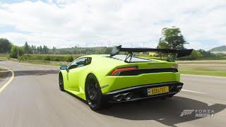 Forza Horizon 4 - Lamborghini Huracan - bestia verde -  free roam