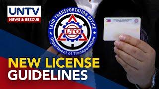 LTO releases new guidelines, renewal schedule for driver’s license