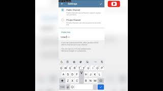 How to create Telegram channel public Link easy️