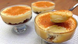 Ein neues Rezept für ein hausgemachtes Dessert in 5 Minuten, das auf der Zunge zergeht! Kein Backen!