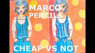 Watercolor Marco pencils review