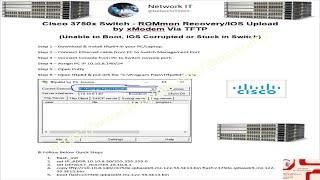 How to Recover Cisco Switch from Rommon Mode/Unable to Boot/IOS Corrupted/Stuck in Switch