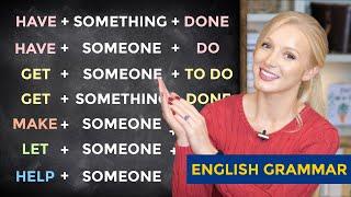 Causative Verbs - HAVE, GET, MAKE, LET, HELP - English Grammar Lesson (+ Free PDF & Quiz)