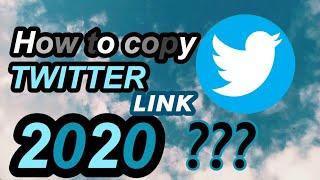 How to copy your Twitter link | easiest way | 2020