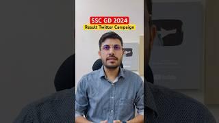 SSC GD 2024 Result Twitter Campaign | SSC GD Result Date 2024 #sscgd2024