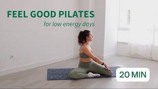 20 Min: Gentle Pilates Mobility Class for Low Energy Days | Relaxing Full Body