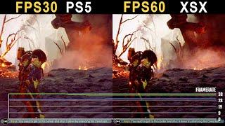 Anthem Xbox Series X 60 FPS Vs PS5 30 FPS Graphics Comparison / FPS Frames Comparison