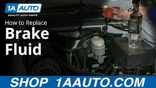 Brake Fluid Types & Simple Way To Change The Fluid In The Brake Master Cylinder