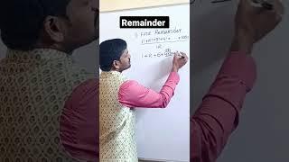 remainder tricks by Raju sir for all competitive exams..