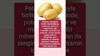 Patatesin Bilinmeyen Vitamin Deposu Olduğunu Biliyor muydunuz?#Patates #SağlıklıBeslenme #Vitaminler