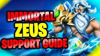 How To Play Zeus Support Like an IMMORTAL - Dota 2 Zeus Support Guide