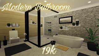 Modern Bathroom | Inspirational Build | Bloxburg | 19k