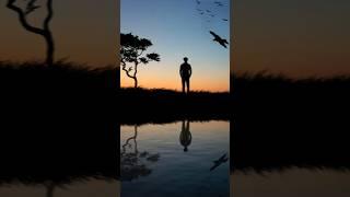 Sunset Shadow Photography | PicsArt Photo Editing #shorts #youtubeshorts #tutorial