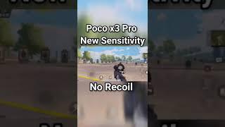 Poco X3 Pro New Pubg Sensitivity No Recoil 2021 | Sensitivity code Pubg