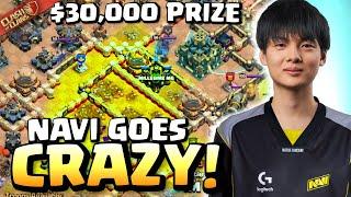 NAVI breaks HARD MODE with CRAZY spirit walks in $30,000 Tournament War! | Clash of Clans