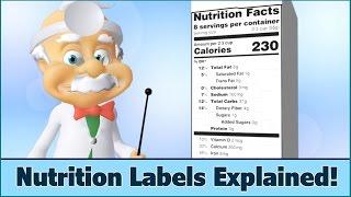 Nutrition Facts Labels - How to Read - For Kids - Dr. Smarty