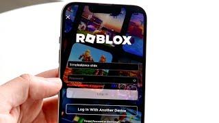 How To FIX Can't Login To Roblox Account!