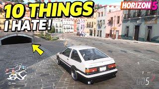 Top 10 Things I HATE in Forza Horizon 5!