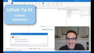 UiPath Tips #1 - Creating and Using CUSTOM EXCEPTIONS