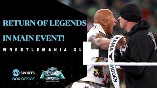 The Rock, John Cena, The Undertaker & Triple H appear at WrestleMania XL main event 