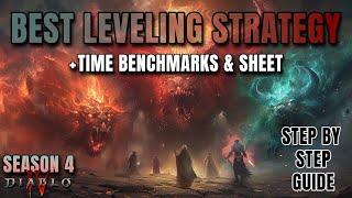 BEST Leveling Strategy for ALL CLASSES - Step-by-Step Guide Season 4 Diablo 4