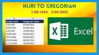 How to convert | Hijri to Gregorian Date