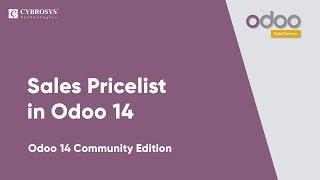 How to Create Sales Pricelist in Odoo 14? | Odoo 14 Community