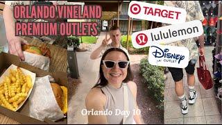 Orlando Vineland Premium Outlets! ORLANDO DAY 10! Disney, Lululemon & Target! Orlando Shopping Haul!