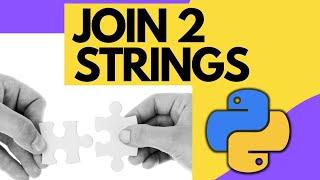 Join two strings in python using join() method