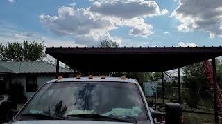 24x34 Carport Built in Zapata Texas!