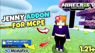 Install Jenny Mod V2 In Minecraft PE 1.21+ || Play Jenny Mod In Minecraft PE