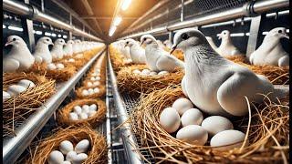 How To Produce Millions Of Pigeon Eggs And Meat - Inside Organic Pigeon Farm For Business