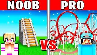 How to Build a Modern Roller Coaster in Minecraft With Crazy Fan Girl!!