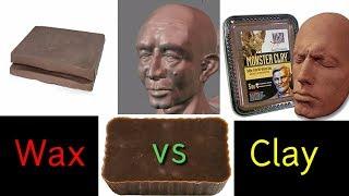 Microcrystalline Wax vs Clay for Monster Making, Sculpture, Casting - Differences Explained