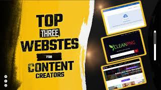 Top 3 Websites for a Content Creator | #free #websites | Content creator website free