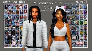 CC Clothes | My Entire CC Clothes Folder | 900+Files