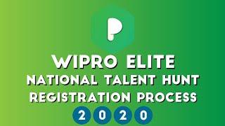 Wipro Elite National Talent Hunt 2020 Registration Process