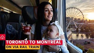 VIA RAIL Train from Toronto to Montreal (Travelling Across Canada Part 2)