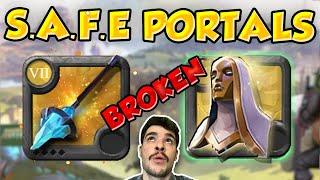 Profit of a day using S.A.F.E Portals with Frost Staff | #albiononline