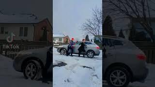 #chachachallenge after snowstorm - windshield workout