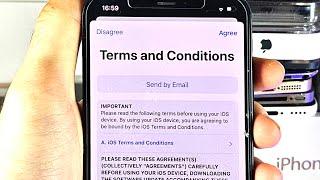 How To Accept Terms And Conditions on iPhone (not working?)