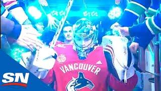 Canucks' Prospects Michael DiPietro And Zack MacEwen Lead Team Warm Up