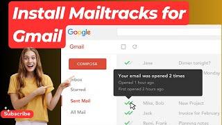 How to Install Mailtracks free email tracker for Gmail
