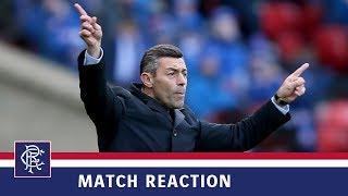 REACTION | Pedro Caixinha | Motherwell 2-0 Rangers