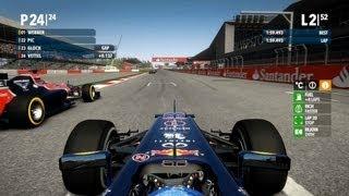 F1 2012, 24th to 1st, 100% race, legend ai, Vettel, Silverstone