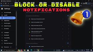 how to block/disable google chrome notifications in pc