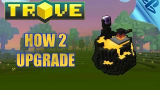 Trove - how to upgrade ring crafting to tutorial guide ps4 gameplay 2017