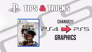 CHANGE COLD WAR FROM PS4 TO PS5 FOR FREE -PS5 TIPS & TRICKS