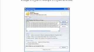 How does Merge PST File works?